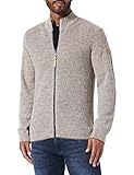 camel active Herren 409525/8K08 Strickjacke, Wood, XL