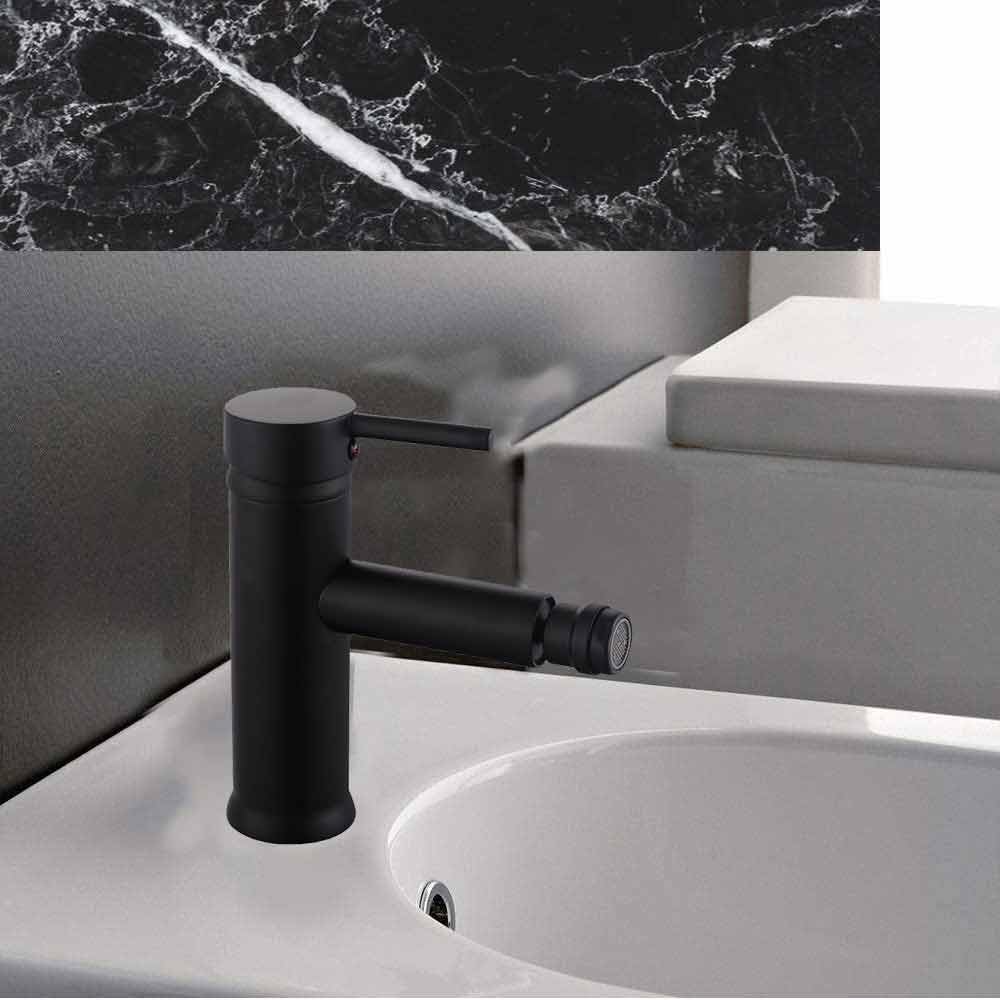 Vetrineinrete® Rubinetto per bagno ultra moderno cromato lucido miscelatore lavabo bidet vasca doccia 87392 (Bidet)