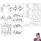 AYACZO 10 pcs demon tattoo stickers,KP anime accessories,temporary body tattoos,anime dress up props,cosplay costume accessories,carnival dress up