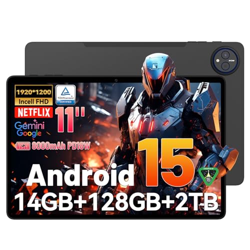 Tablet 2025 Latest Android 15 Tablet-11 Inch FHD Display