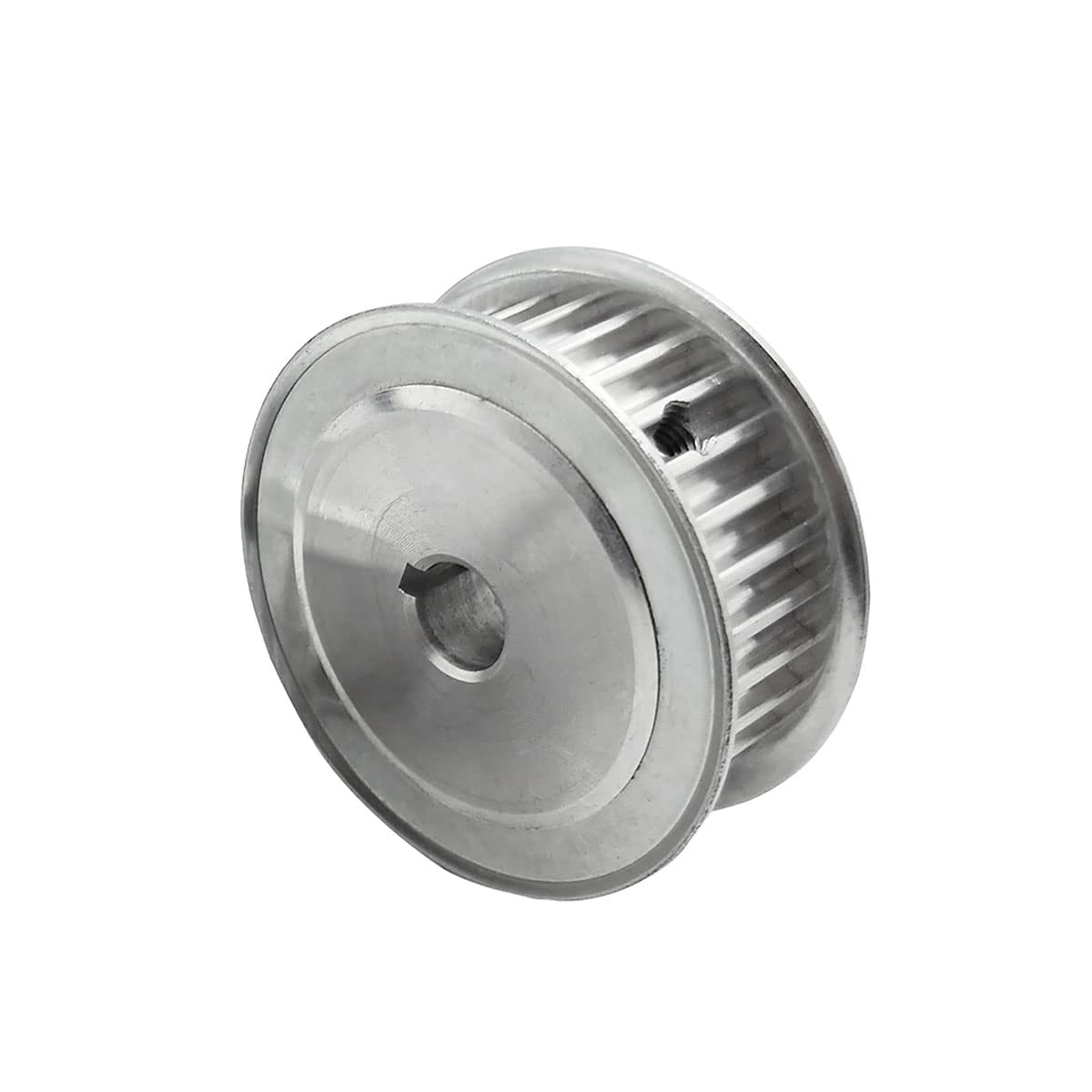 HTD 5M 70 Dientes polea de sincronización Rueda síncrona AF Keyway Bore Aluminio polea Loca Diente Ancho 16mm 21mm (Size : 20mm-Keyway 6x2.8mm, Color : 1PC_21MM)