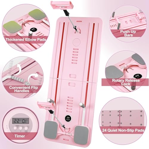 Image of 2026 Advanced Pilates Reformer Foldable Pilates Board Home Gym Board | Portable Multifunctional Pilates Equipment for Home & Studio Workouts | Upgraded Sliding Pilates Sliding Workout Board