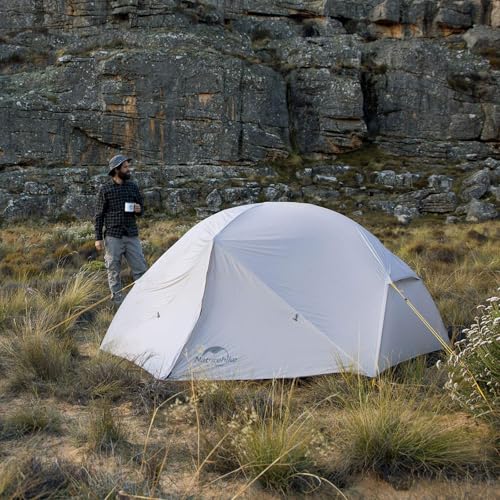 Naturehike Mongar 2-Person 3-Season Backpacking Tent Lightweight Waterproof Double Layer Easy Setup Camping Hiking Tent with Footprint - Image 6