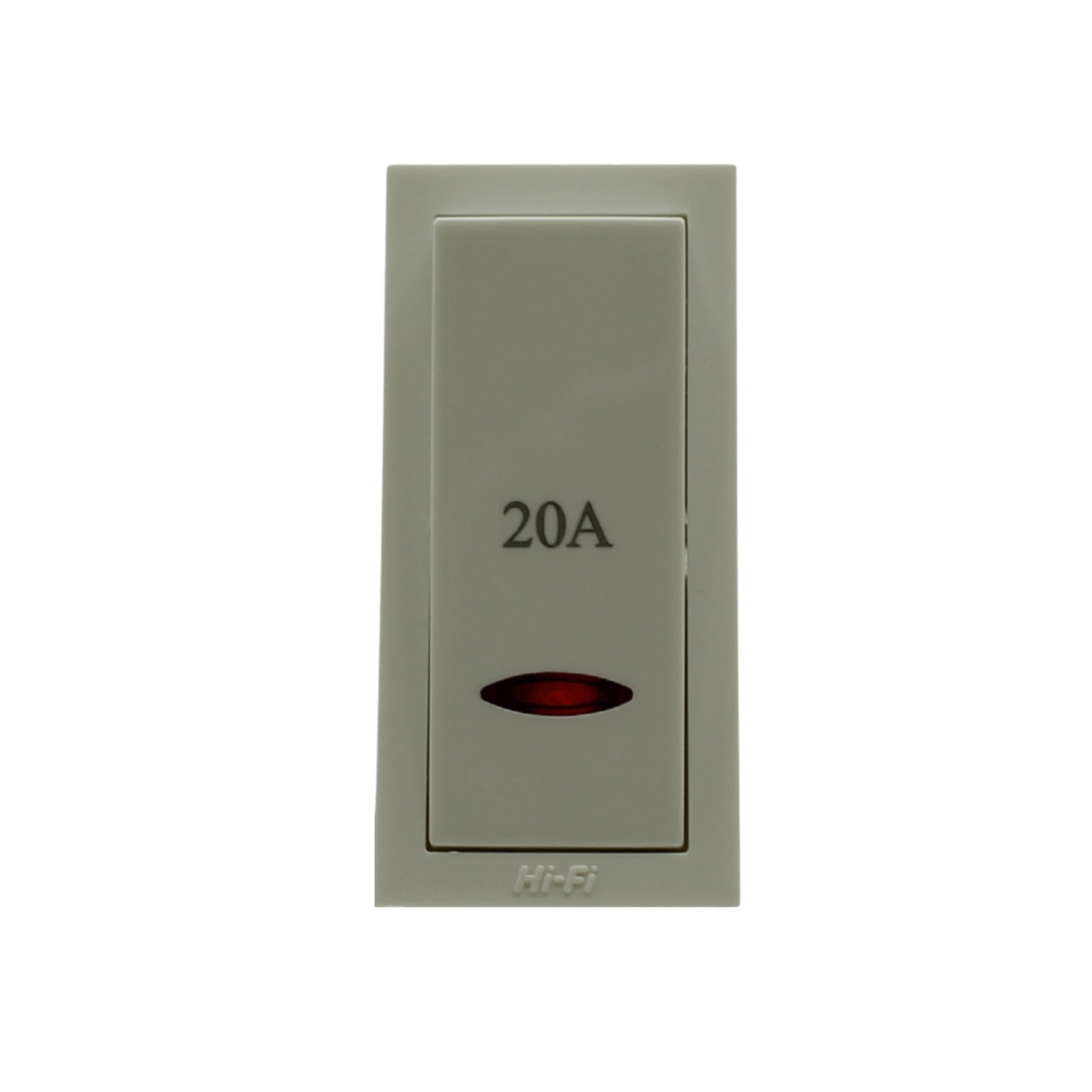 Hi-Fi 20A 1 Way Switch with Indicator Modular Electrical Switch Pack of 3-image-13