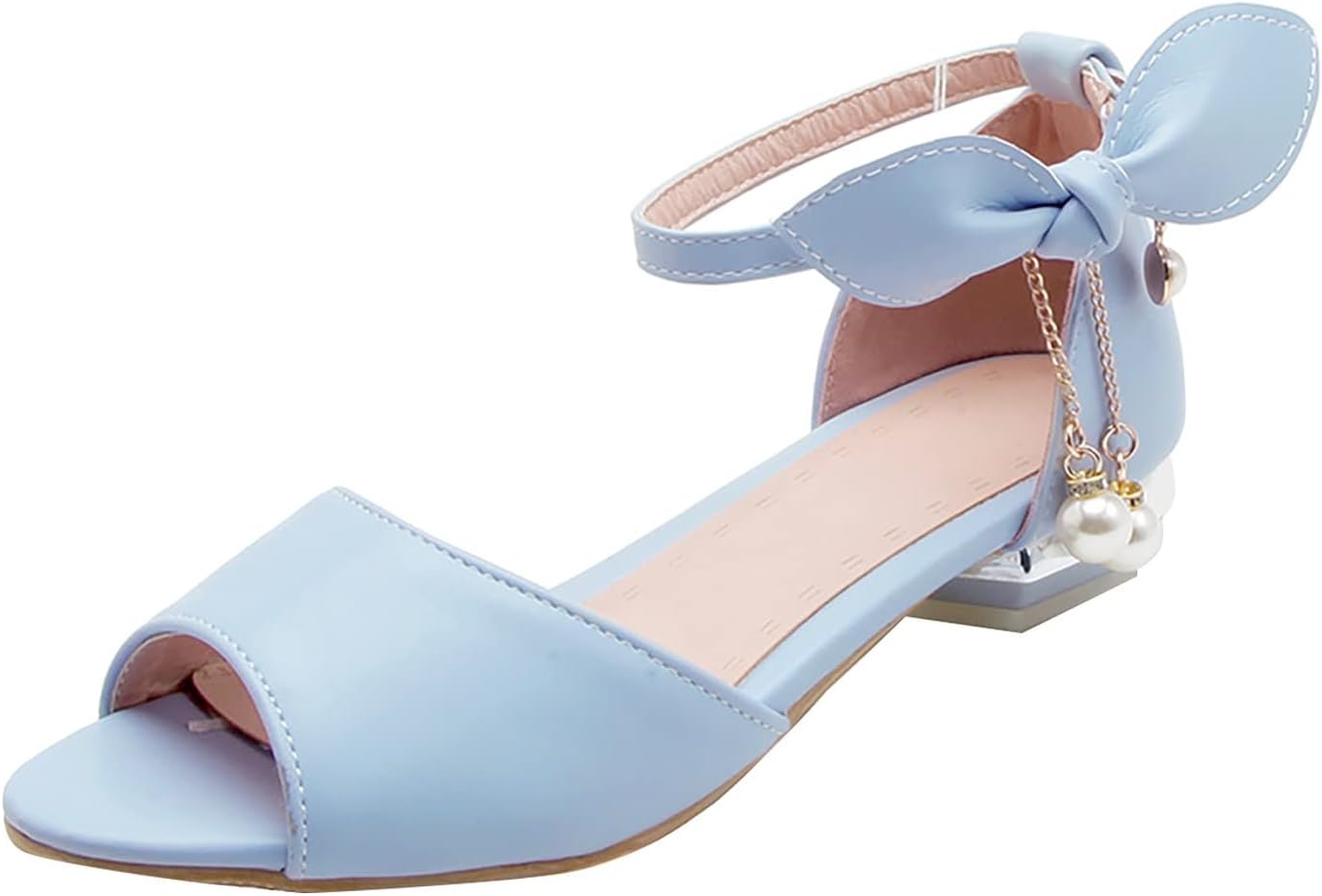 Big Kids Girls Roman Sandals - Open Toe Design