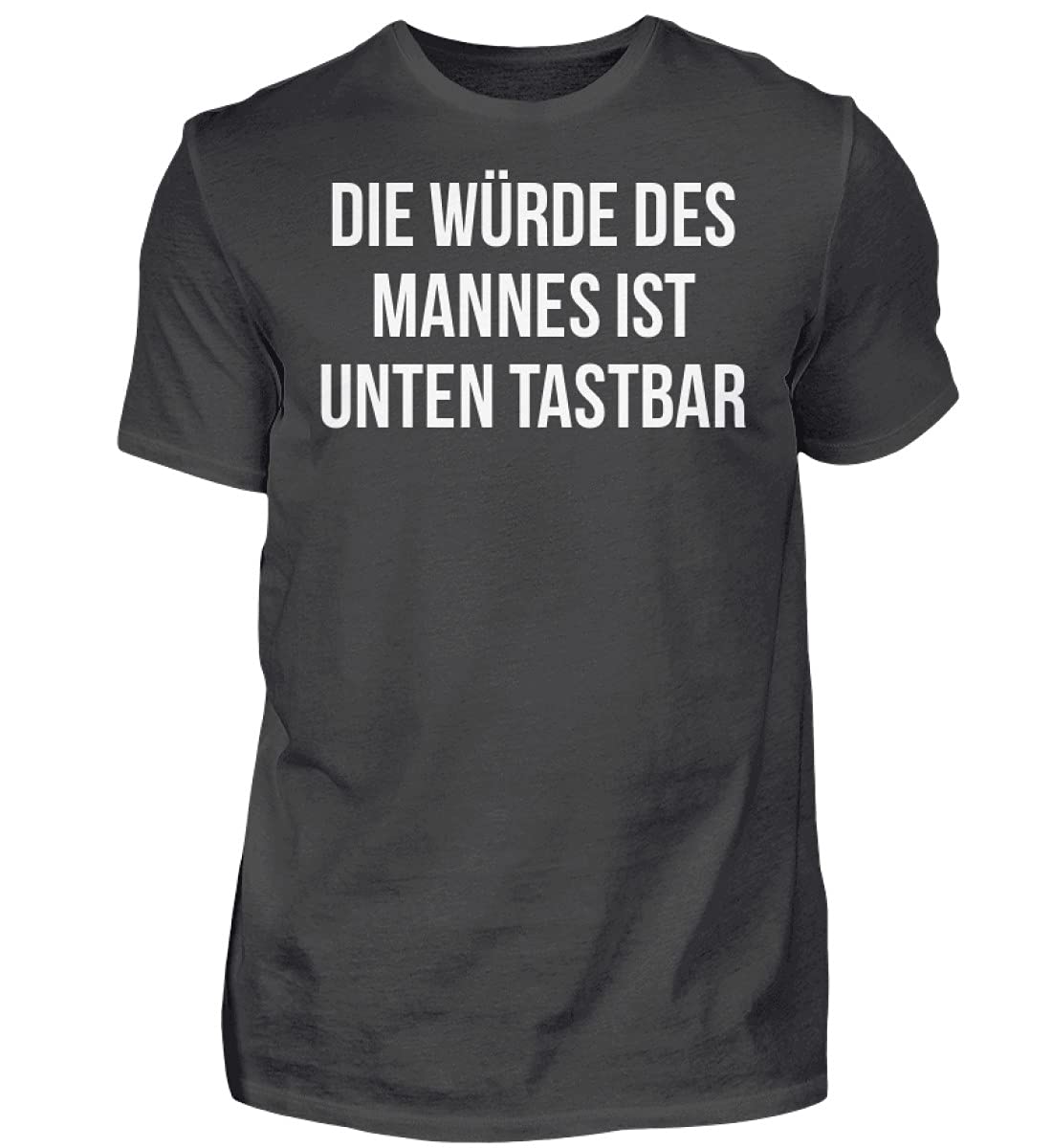 T-shirt homme de qualité supérieure anti-déformation taille S graphite