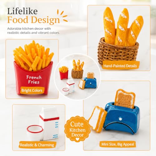 Imanes decorativos para refrigerador 4 piezas miniatura 5