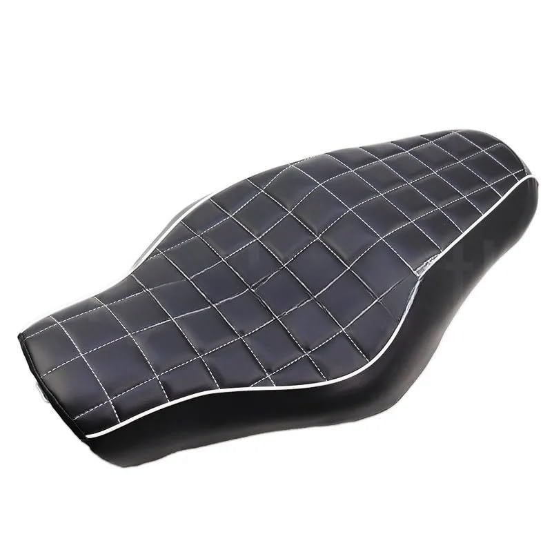 Siège de selle conducteur passager haut de gamme noir pour moto Sportster 2005-2020