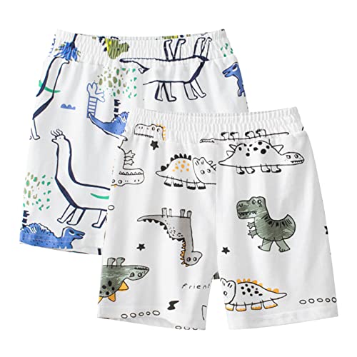 Moonker Toddler Boys Pattern Printed Shorts Elastic Waist Light Thin Stretchy Soft Trendy Short Pants Cute Comfy2