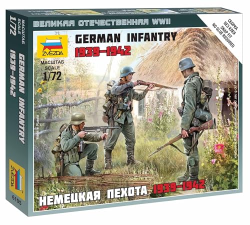 Zvezda Models 1/72 Infanterie allemande Front de l'Est 1941