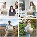 LOVEVOOK Laptop Backpack for Women, Fashion Computer Backpacks Purse, Business Travel Bags, Doctor Nurse Backpack for Work, Fits 15.6-Inch Laptop, Beige-Khaki