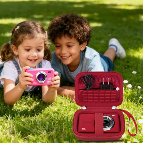 Funda rígida roja para cámara digital compacta Elonbo miniatura 7