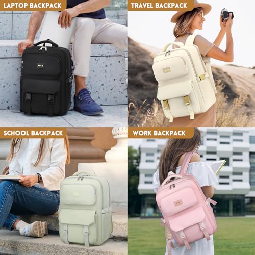 XQXA Travel Backpack For Women Men Flight Approved, Carry on Backpack Bag Luggage, Personal Item Backpack Bag, Laptop Backpack Casual Daypack for travel, work, daily life, business trips (Black) 6