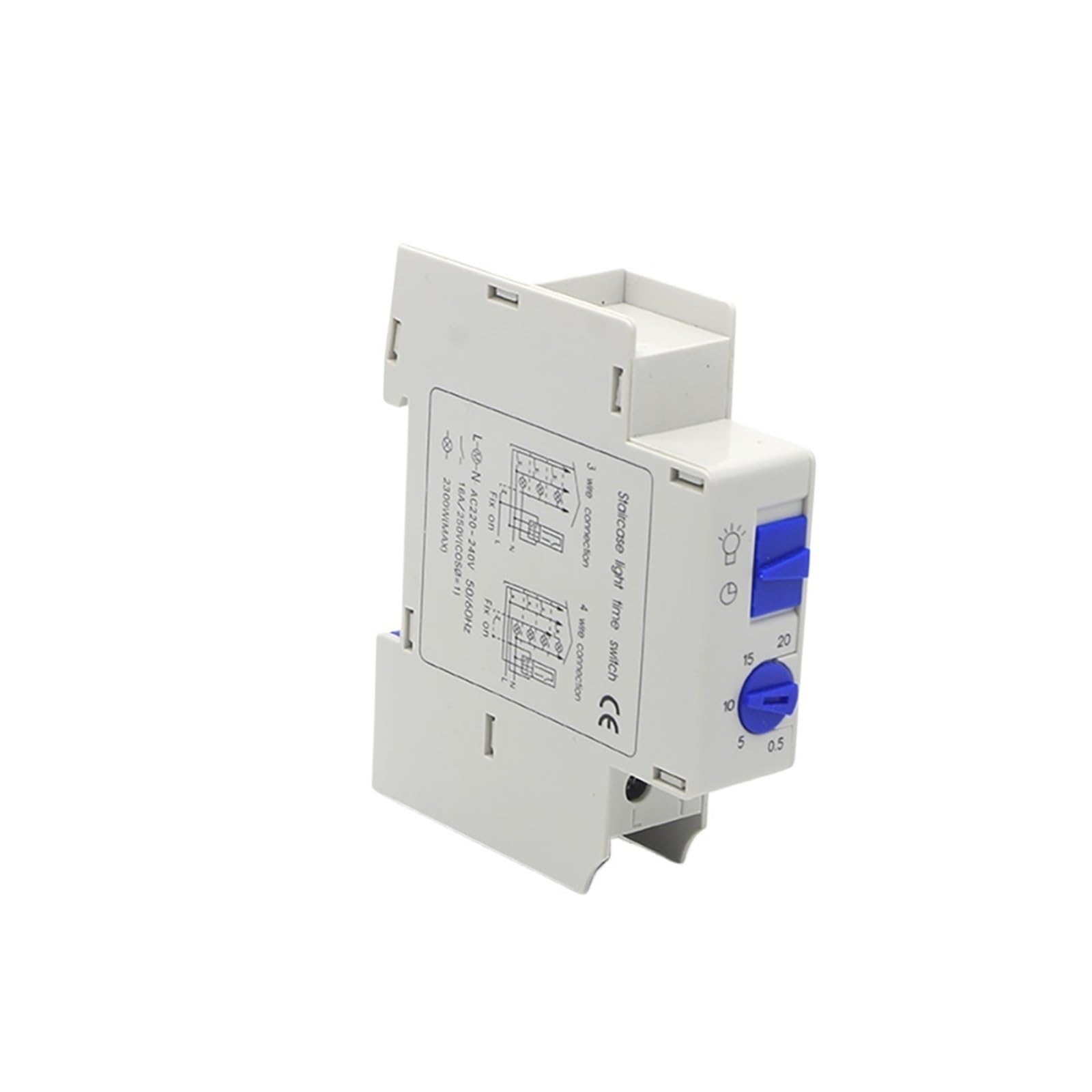 HT-18 AC 220-240V 16A 50/60Hz Din Rail Elektronische Treppe Licht Zeitschalter Timing Bereich 20 Minuten