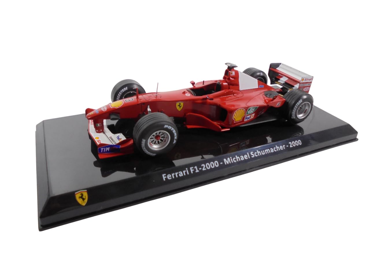 OPO 10 Formule 1 Compatible avec Ferrari F1-2000 Michael Schumacher 2000-1/24 Voiture Miniature - GF002