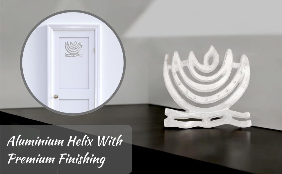 Image of Vastu Aluminium Helix for Vastu Remedy |Size- 4 Inch Approx | Vastu Remedies for Toilet - Door | Zone Correction | Vastu Dosh Nivaran Remedy | Pack of 3 |