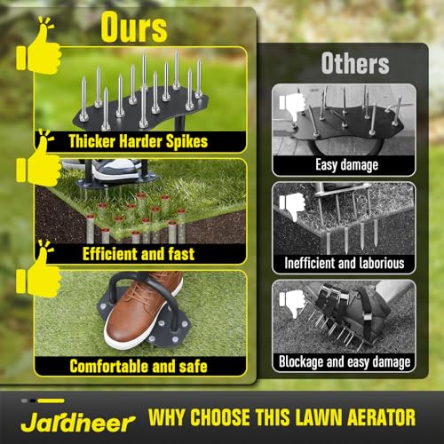 Herramienta manual para airear césped Jardineer 36" miniatura 6