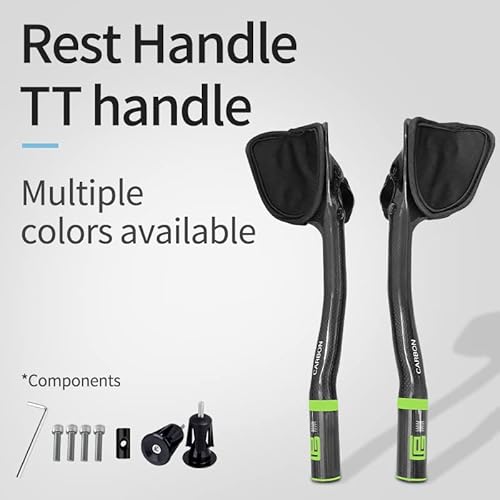 Carbon Fibre Fahrrad Extender Aero Tt Bar Enden Für Triathlon Fahrrad Lenker Rest Bicycle Tt Bar Road Bike Handlebar (Blue) #TOP1