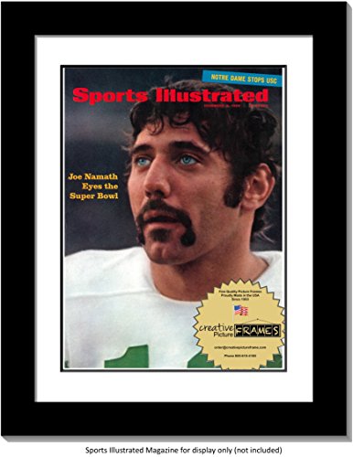 Creative Picture Frames [1114 Displays Up To 1970 Collector’s Edition Sports Illustrated Frame Displays Magazines Measuring 8 1/4 By 11-Inches With White Mat (Measure Your Magazine) #TOP1