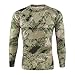 Herren Outdoor schnell trocknend Camouflage Langarm Tops Bluse t-Shirts 284eve, doppelripp checkshirt schwarz/gelb Basics Corporate Brights Herren-Bodybuilding-t-Shirt – go Home Trainings-ob