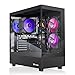Thermaltake Vista i350 Gaming Desktop (Intel® Core™ i5-14400F, ToughRam 16GB DDR5 5600MT/s RGB Memory, NVIDIA® GeForce RTX™ 3050, 1TB NVMe M.2, WiFi, Windows 11) V27B-B76H-350-LCS