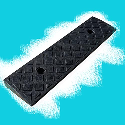 Rampa de umbral plástico antideslizante 50x27x10 cm negra