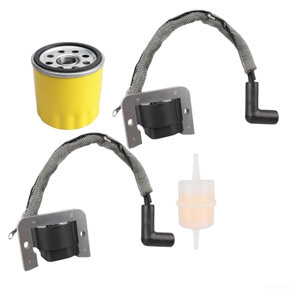 Kit di 2 bobine di accensione di ricambio per motori CV742 CH742 XT675 XT775, compatibile con 24584176S 24584109S 2458493S, componente elettrico per trattori da giardino