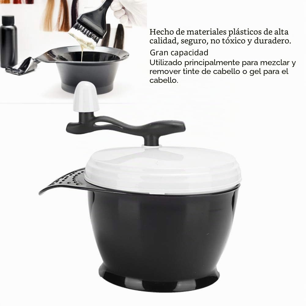 Cuenco de tinte para el cabello, Tazón para mezclar el color del cabello - Mezclador de colorante para cabello Mezclador de manos Crema para tinte para el cabello