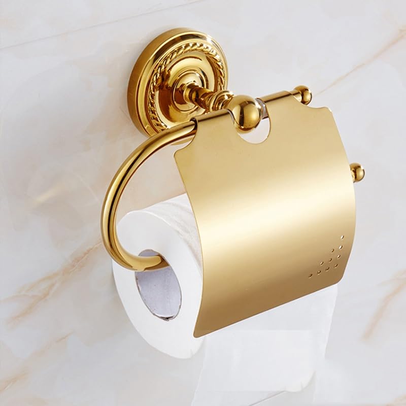 Porte-serviettes en cuivre support rangement serviettes salle de bain mural