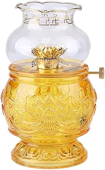 Amazon.co.jp: オイルランプ 仏教 金属防風バターランプ ティーライト