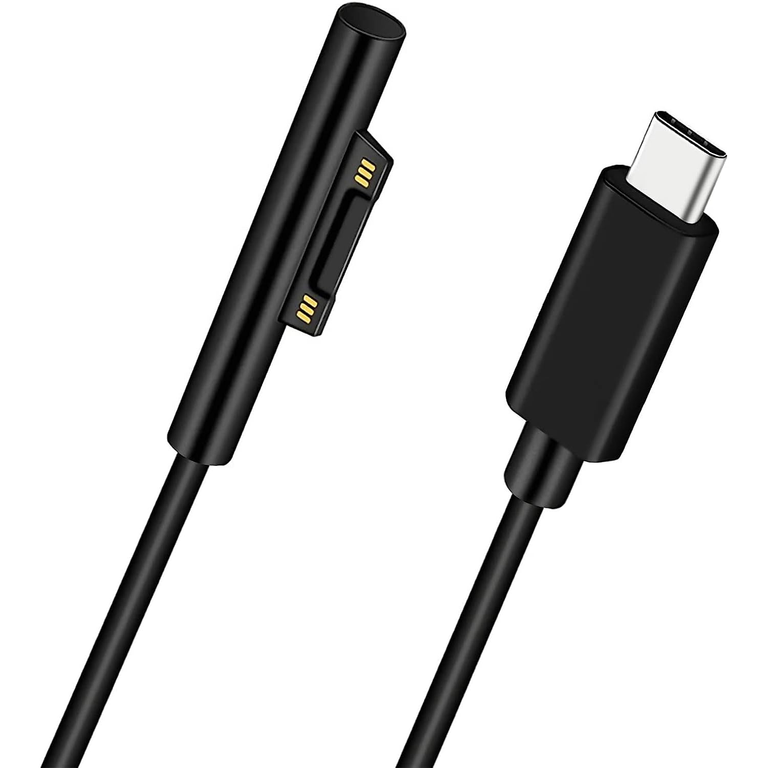 Surface Connect to USB-C Charging Cable 15V/3A, Compatible with Microsoft Surface Pro 7/6/5/4/3, Surface Laptop 3/2/1, Surface Go, Surface Book (6FT)