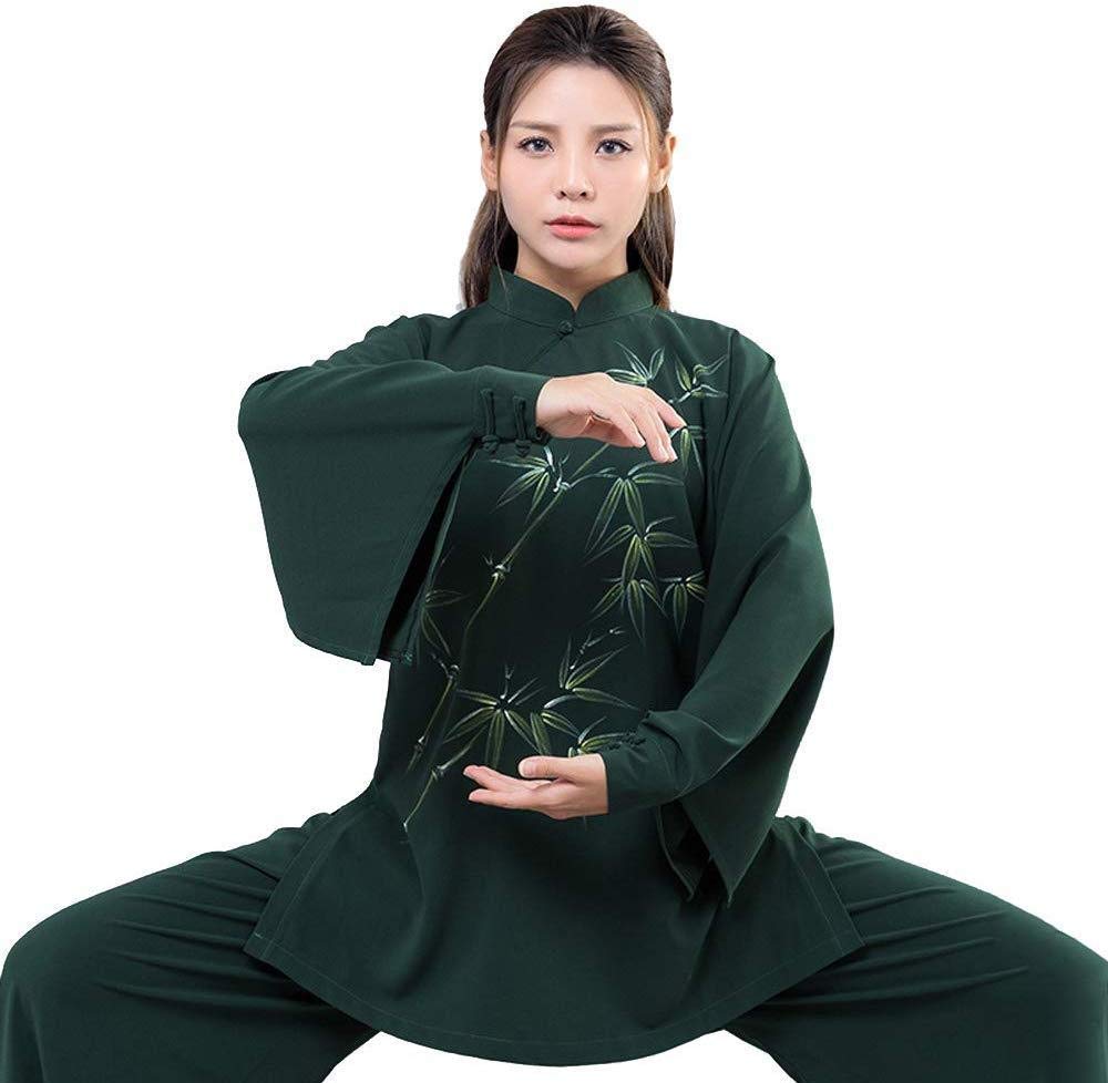 Uniformes de Tai Chi en coton stretch peint à la main costume d'entraînement du matin