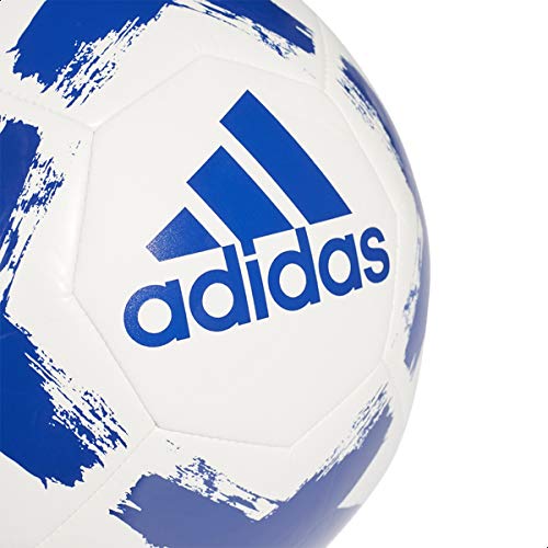 Adidas Starlancer Club Contrast Printed Logo Two-Tone Soccer Balll, Size 3  - White and Team Royal Blue: Buy Online at Best Price in Egypt - Souq is  now Amazon.eg