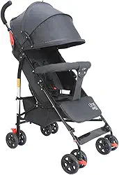 Maxi Baby Carrinho de Bebê Guarda Chuva LINK Até 15kgs (Preto)
