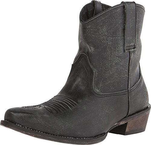Image of ROPER Womens Dusty Distressed Snip Toe Casual Boots Ankle Low Heel 1-2 inch