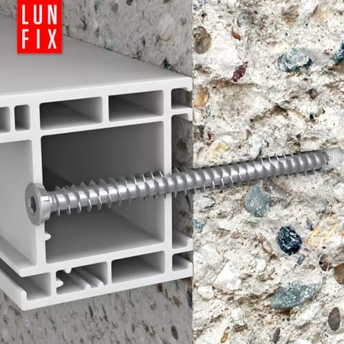 Vis de Cadre de Fenêtre 7.5x112 100 Pièces, Mur, Parpaing, Brique – vue 5