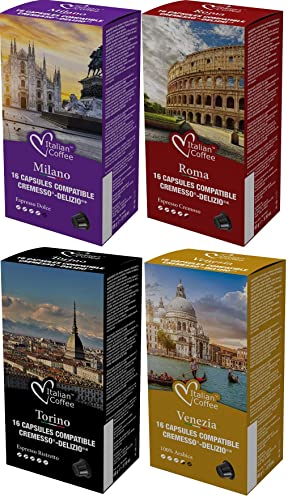 Cápsulas de Café Compatibles con Aquaservice: Guía de Compra y Opiniones Cápsulas Cremesso® Delizio® Compatibles Degustación 96 Cápsulas