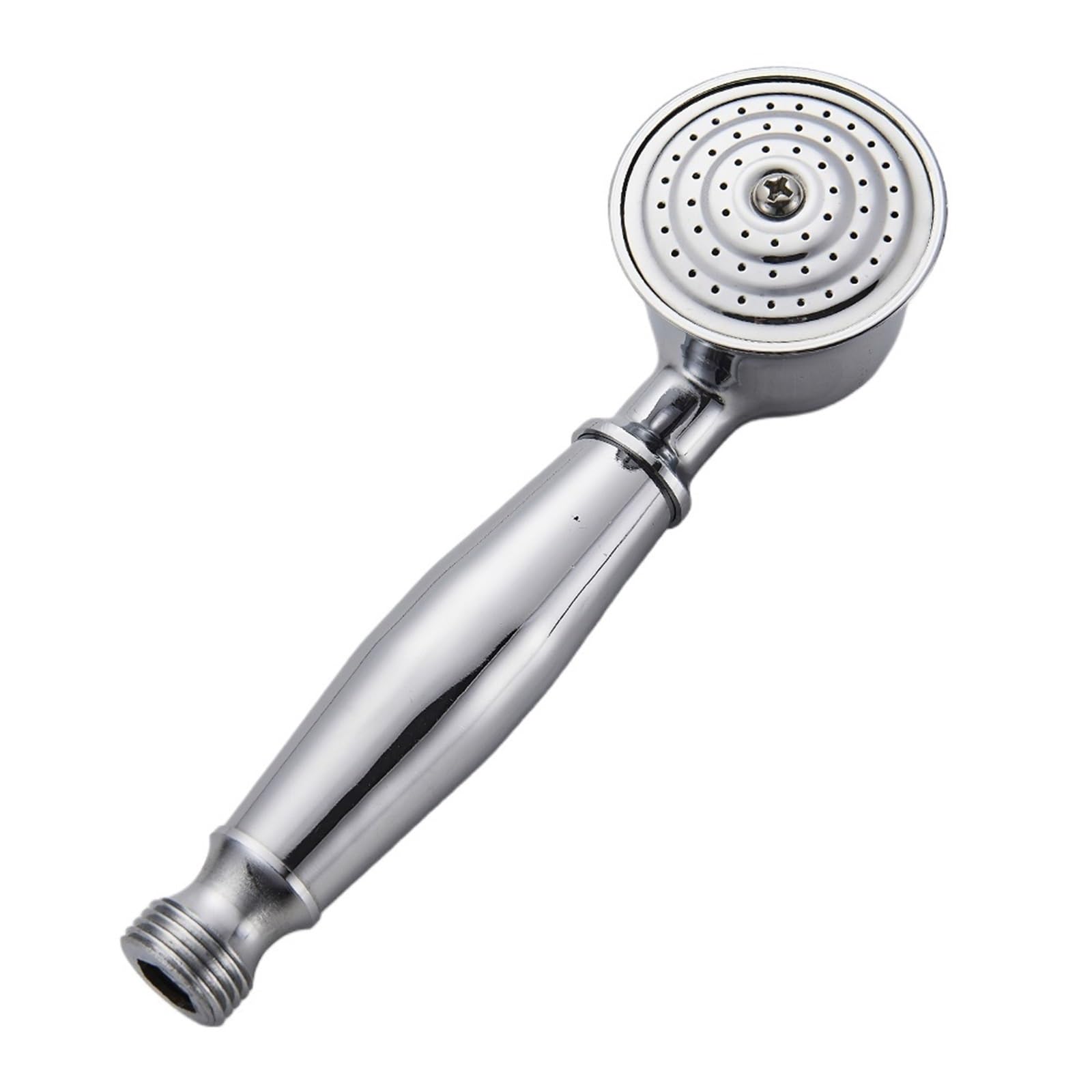 Shower Head Vintage Bathroom Shower Head Ceramic Brass Wall Mounted Bath Faucet Sprayer Hardware Accessory Hand Showerhead(Chrome A)