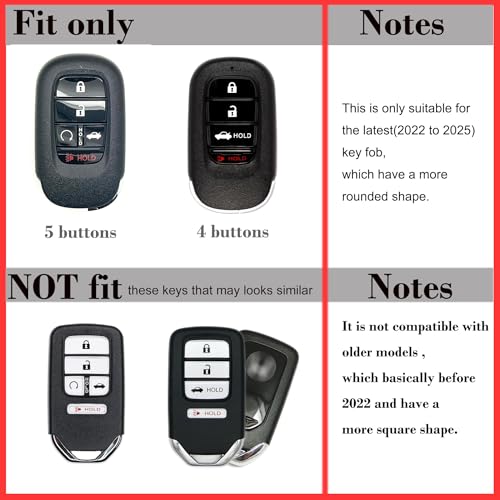 Coque silicone clé Honda Civic housse télécommande CR-V Pilot - 2