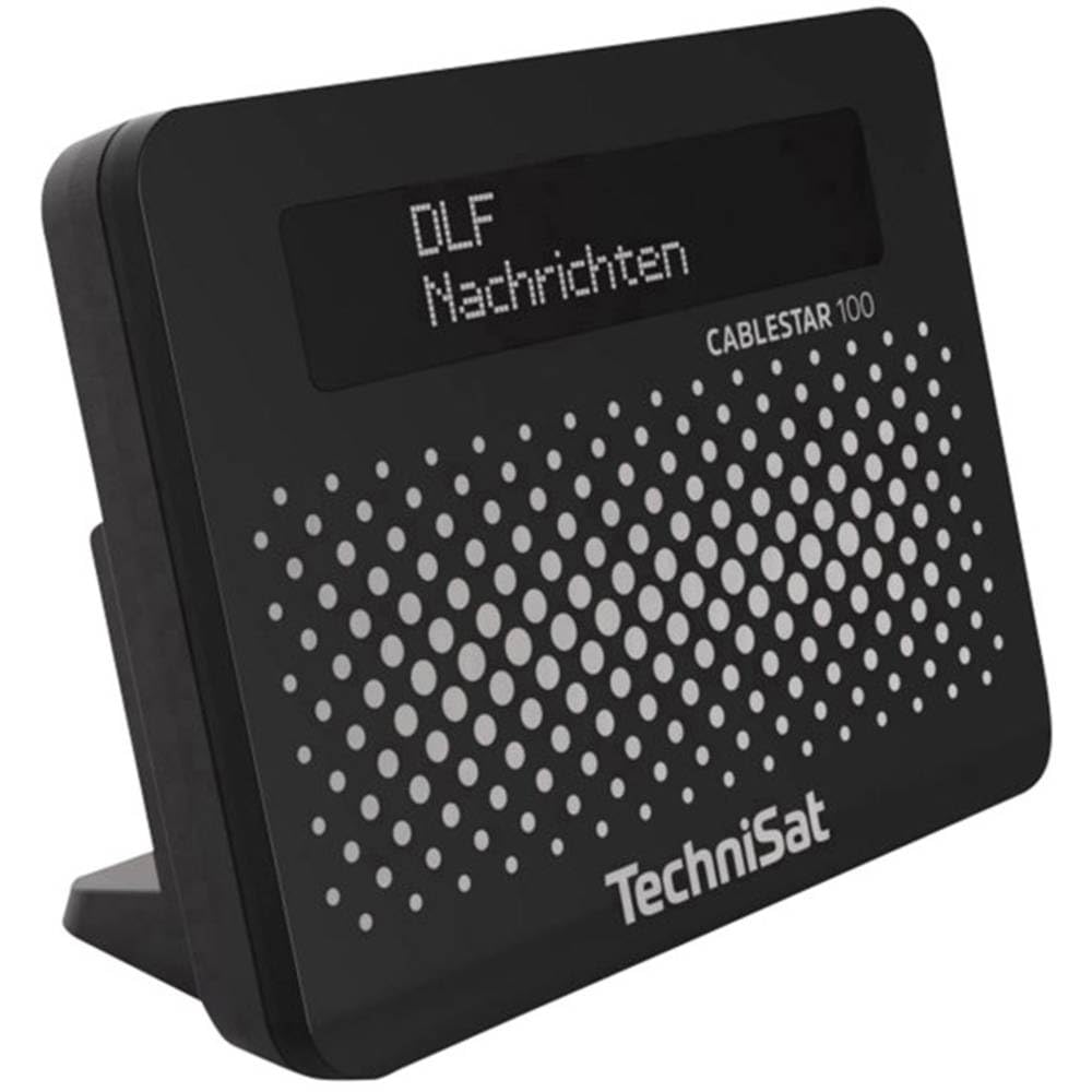 TechniSat CABLESTAR 100 - DVB-C Radio Tuner, Kabelradio, Radio für digitales Kabelfernsehen von Vodafone, Unitymedia usw. (zur Aufrüstung einer vorhandenen Musik-Anlage) schwarz