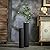 Sziqiqi Black Tall Floor Vase: 27.6/21.7in Metal Cylinder Vases Extra Large Decorative Vase Set of 2 Living Room Modern Honeycomb Texture Big Standing Decor for Dining Bedroom Home Corner Indoor