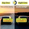 BFXM 4 PCS Student Driver Magnet for Car, New Driver Magnet for Car, Please Be Patient Funny Magnetic Student Driver,Reusable Movable Reflective Safety Warning Bumper Magnets #4