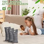 4 Pack Activated Charcoal Odor Absorber, Bamboo Charcoal Air Purifying Bags Odor Eliminator Air Freshener Deodorizer for Shoe, Closet, Car, Basement - Image 6