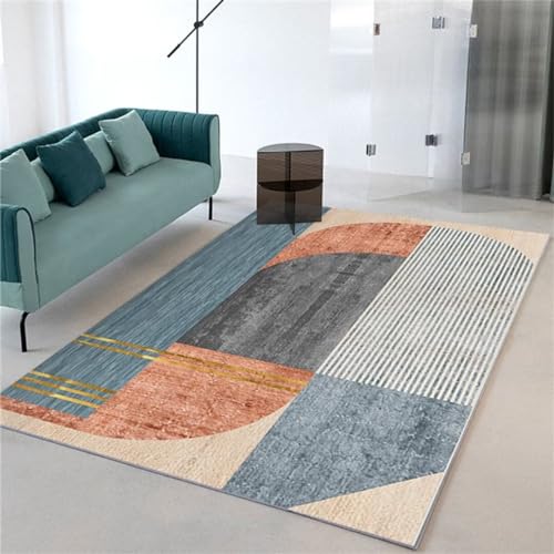 Tapis durable et antidérapant à motif géométrique moderne - 2