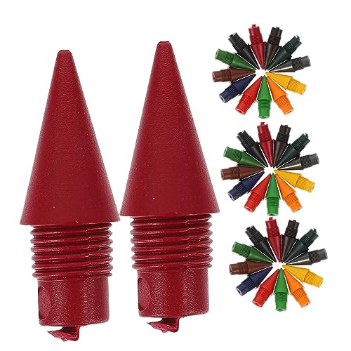 Tofficu 36個 色鉛筆 ペン先 グラファイト フォーエバー 鉛筆 交換用 ペン先