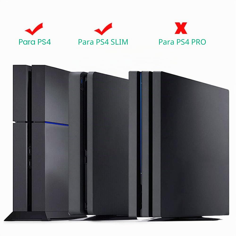 Cubierta del Polvo para para PS4 para PS4 Slim, Protectores de la Consola de Juegos Funda de la Cubierta del Polvo de la Piel