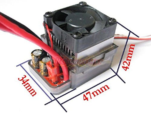 Powerday Off-Road 320A Brushed Esc Speed Controller Tamiya Plug Bec : 5.6V 2A For Rc 1/10 4Wd Car Truck Auto #TOP2