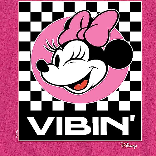 Disney Minnie Mouse - Checkered Board Vibin' - Toddler & Youth Girls Short Sleeve Graphic T-Shirt3