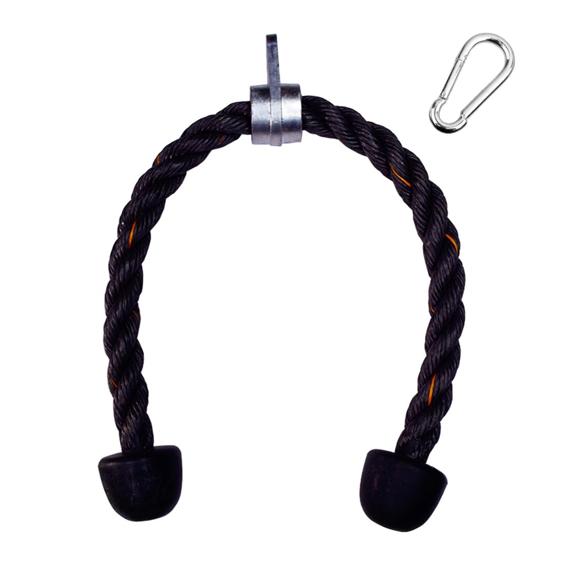 Tricep Rope Indian Exercise Machine Attachment Press Down - 27-inch Rope Length-image-49