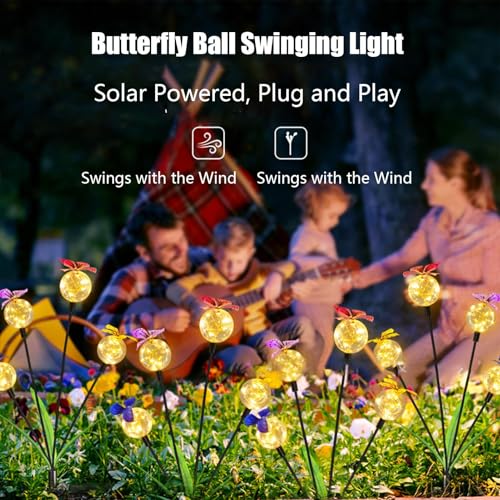 Luces solares para jardín exterior con sensor inteligente de iluminación 4
